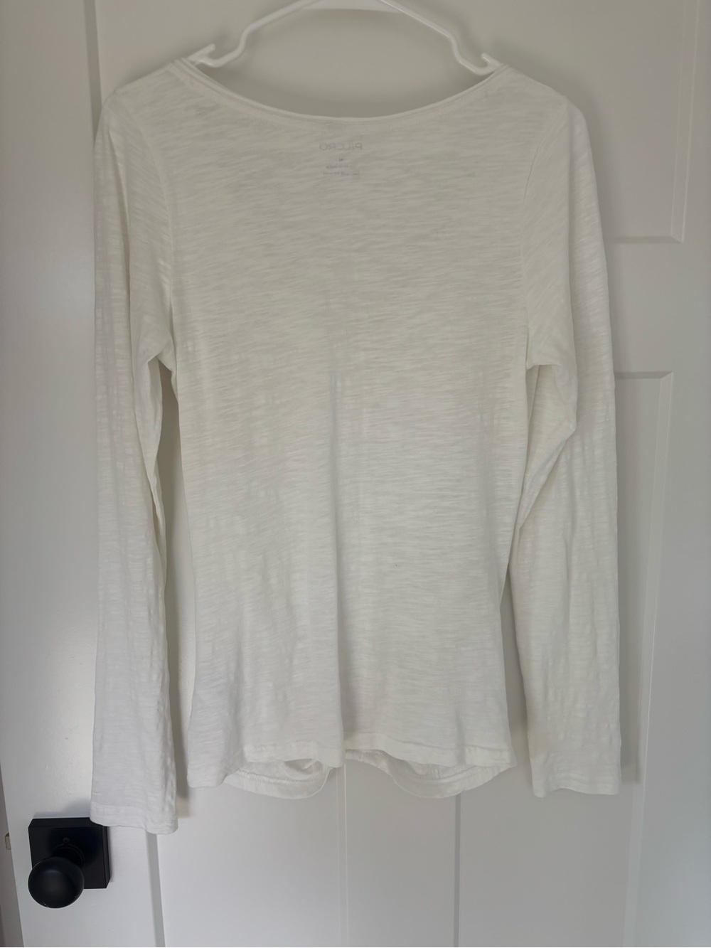 Anthropologie Pilcro Long-Sleeve Cinched V-Neck Top medium - Picture 5 of 7